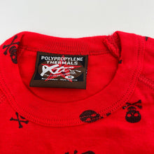 Load image into Gallery viewer, Boys PERFORMANCE SHOWGEAR, thermal long sleeve top, skulls, GUC, size 10,  