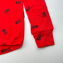 Load image into Gallery viewer, Boys PERFORMANCE SHOWGEAR, thermal long sleeve top, skulls, GUC, size 10,  