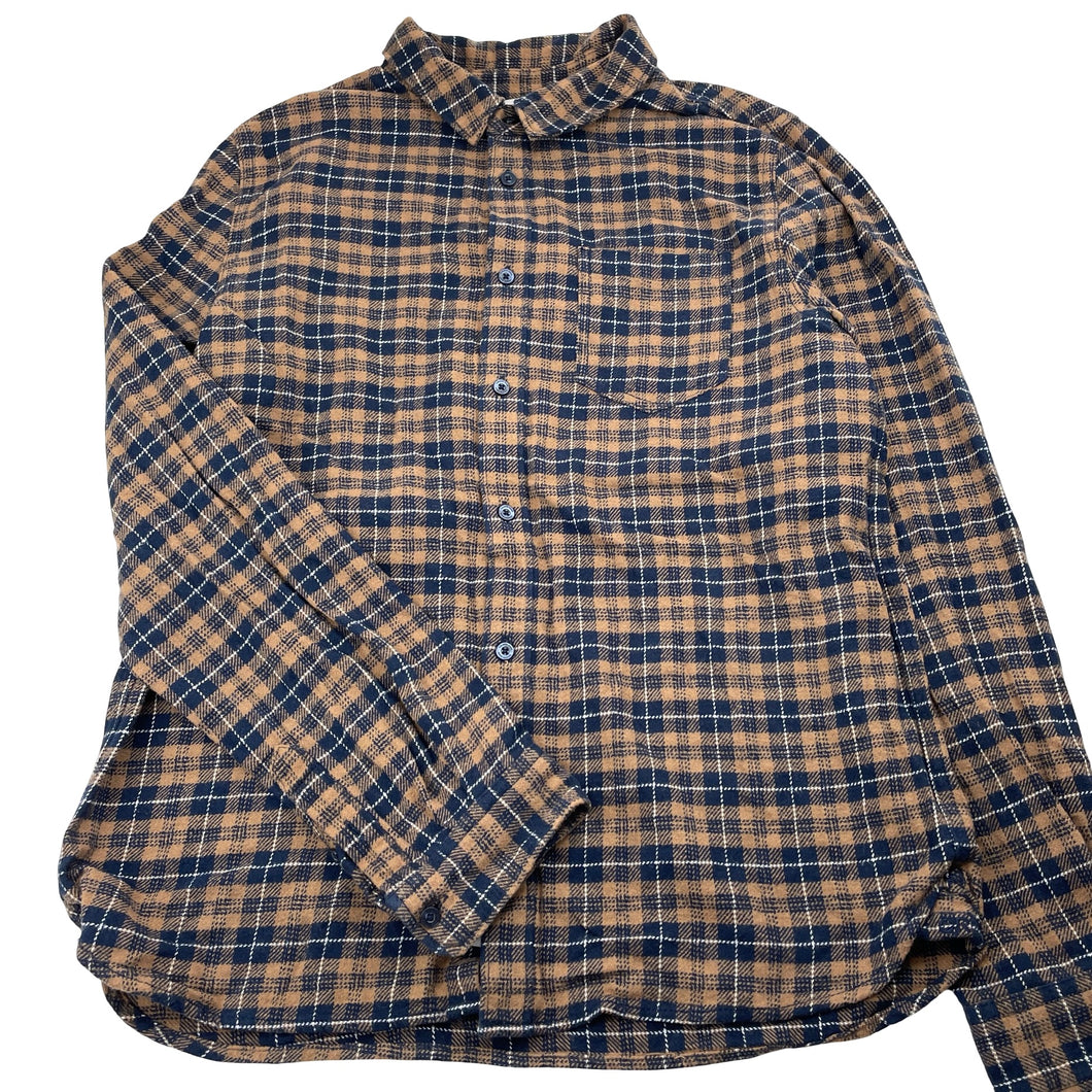 Boys COUNTRY ROAD, flannel cotton long sleeve shirt, EUC, size 14,  