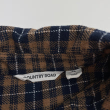 Load image into Gallery viewer, Boys COUNTRY ROAD, flannel cotton long sleeve shirt, EUC, size 14,  