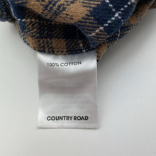 Load image into Gallery viewer, Boys COUNTRY ROAD, flannel cotton long sleeve shirt, EUC, size 14,  