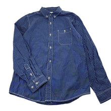 Load image into Gallery viewer, Boys Target, blue check cotton long sleeve shirt, EUC, size 9,  