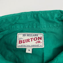 Load image into Gallery viewer, Boys RB SELLARS, Burton Jnr cotton workshirt, EUC, size 14,  