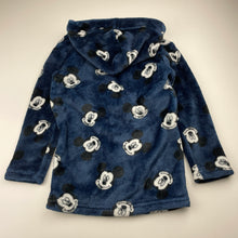 Load image into Gallery viewer, Boys Disney, Mickey Mouse fleece dressing gown / bath robe, EUC, size 2,  