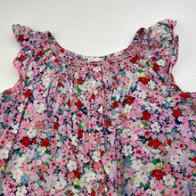 Load image into Gallery viewer, Girls H&amp;M, lightweight floral cotton top, GUC, size 3,  