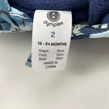 Load image into Gallery viewer, Boys Dymples, fleece-lined puffer jacket / coat, dinosaurs, EUC, size 2,  