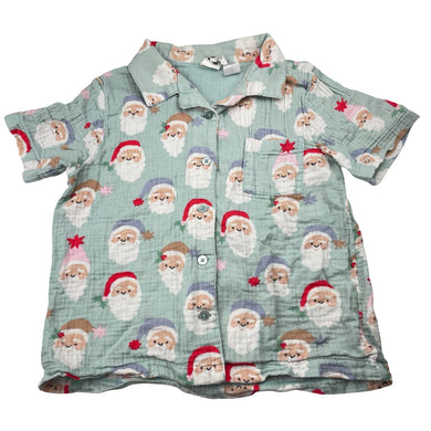 Unisex Cotton On, crinkle cotton Christmas pyjama top, EUC, size 10,  