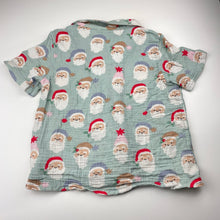 Load image into Gallery viewer, Unisex Cotton On, crinkle cotton Christmas pyjama top, EUC, size 10,  
