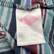 Load image into Gallery viewer, Boys LEE COOPER, striped tee / top (wash fade), FUC, size 10,  