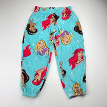 Load image into Gallery viewer, Girls Disney, Princess lightweight fleece pyjamas (small mark back right sleeve), FUC, size 4,  