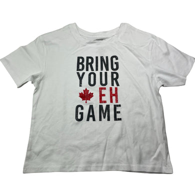 Unisex George, lightweight cotton tee / top, Canada, EUC, size 6,  