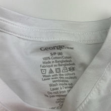 Load image into Gallery viewer, Unisex George, lightweight cotton tee / top, Canada, EUC, size 6,  