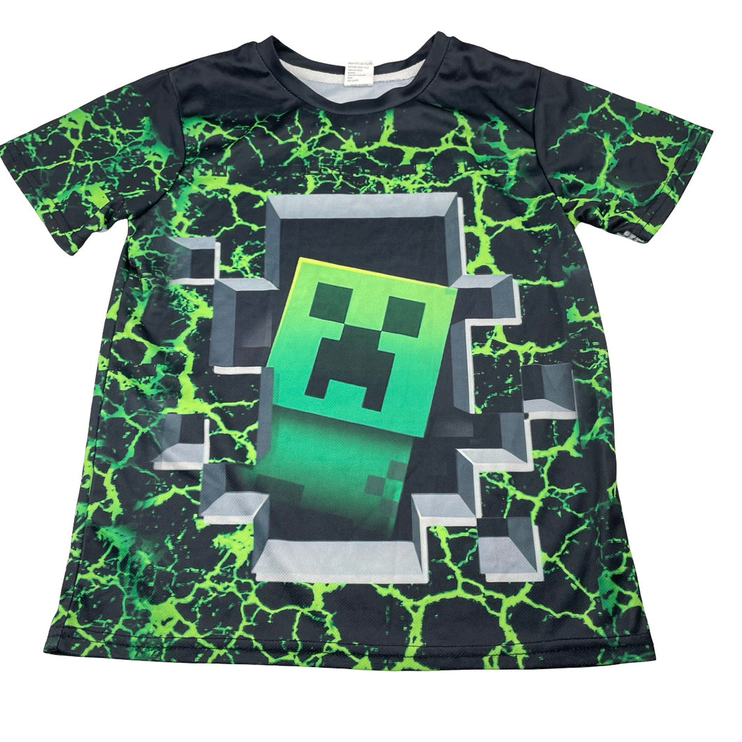Boys lightweight, tee / top, Minecraft, EUC, size 10,  