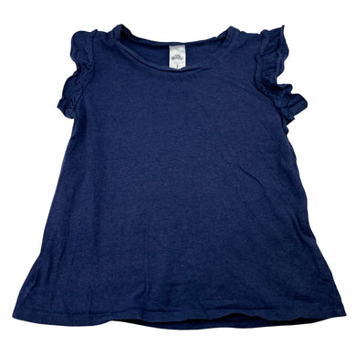 Girls Miss Understood, navy cotton / viscose top, GUC, size 7,  