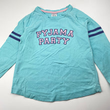 Load image into Gallery viewer, Girls Target, cotton long sleeve pyjama top, FUC, size 4,  