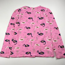 Load image into Gallery viewer, Girls Target, stretchy long sleeve top, swans, GUC, size 7,  