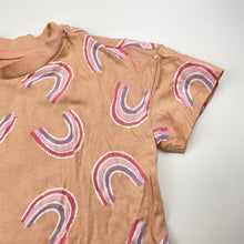 Load image into Gallery viewer, Girls KID, cotton tee /top, rainbows, FUC, size 1,  