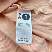 Load image into Gallery viewer, Girls KID, cotton tee /top, rainbows, FUC, size 1,  