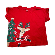 Load image into Gallery viewer, Girls B&amp;L, cotton Christmas tee / top, GUC, size 6,  
