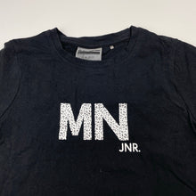 Load image into Gallery viewer, Girls MUSCLE NATION, black cotton tee / top, eUC, size 5,  