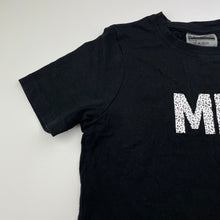 Load image into Gallery viewer, Girls MUSCLE NATION, black cotton tee / top, eUC, size 5,  