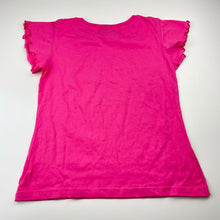 Load image into Gallery viewer, Girls Australian Grown, pink cotton tee / top, kangaroo, EUC, size 8,  