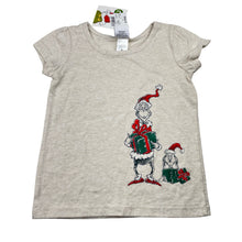 Load image into Gallery viewer, Girls Dr Seuss, THE GRINCH Christmas tee / top, NEW, size 6,  
