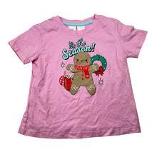 Load image into Gallery viewer, Girls Big W, cotton Christmas pyjama tee / top, EUC, size 2,  