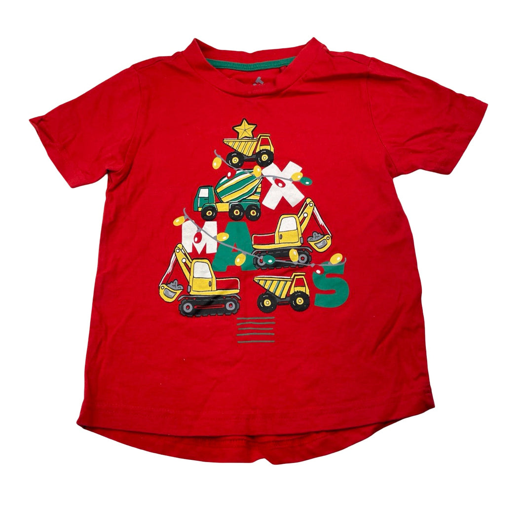 Boys TILT, cotton Christmas tee / top, GUC, size 4,  