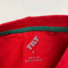 Load image into Gallery viewer, Boys TILT, cotton Christmas tee / top, GUC, size 4,  