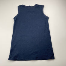 Load image into Gallery viewer, Boys Anko, navy cotton singlet / tank top, EUC, size 6,  