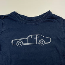 Load image into Gallery viewer, Boys Anko, navy cotton tee / top, car, GUC, size 3,  