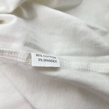 Load image into Gallery viewer, Unisex The Vintage Dresser, white stretchy tee / top, GUC, size 5,  