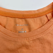 Load image into Gallery viewer, Girls Favourites, orange cotton tee / top, GUC, size 8,  
