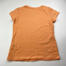 Load image into Gallery viewer, Girls Favourites, orange cotton tee / top, GUC, size 8,  