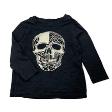 Load image into Gallery viewer, Boys Favourites, cotton long sleeve top, skull, EUC, size 3,  