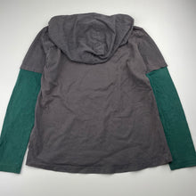 Load image into Gallery viewer, Boys TILT, cotton hooded long sleeve tee / top, GUC, size 10,  