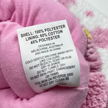 Load image into Gallery viewer, Girls Milkshake, lined floral fleece hooded jacket, GUC, size 4,  