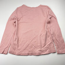 Load image into Gallery viewer, Girls Anko, pink coton long sleeve tee / top, GUC, size 7,  