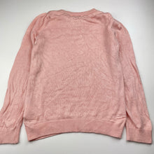 Load image into Gallery viewer, Girls H&amp;M, pink cable knit sweater / jumper, EUC, size 7-8,  