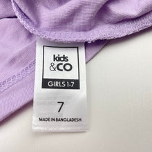 Load image into Gallery viewer, Girls Kids &amp; Co, cotton tee / top, unicorns, EUC, size 7,  