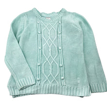 Load image into Gallery viewer, Girls Target, blue knitted cotton sweater / jumper, FUC, size 6,  