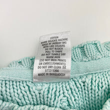 Load image into Gallery viewer, Girls Target, blue knitted cotton sweater / jumper, FUC, size 6,  