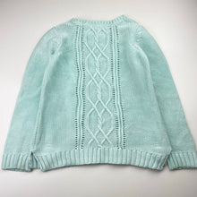 Load image into Gallery viewer, Girls Target, blue knitted cotton sweater / jumper, FUC, size 6,  