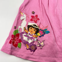 Load image into Gallery viewer, Girls Nickelodeon, Dora the Explorer cotton top, FUC, size 3,  