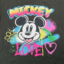 Load image into Gallery viewer, Girls Disney, Mickey Mouse cotton tee / top (wash fade), FUC, size 10,  