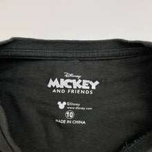 Load image into Gallery viewer, Girls Disney, Mickey Mouse cotton tee / top (wash fade), FUC, size 10,  