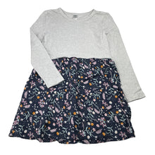 Load image into Gallery viewer, Girls Anko, spliced cotton / viscose long sleeve dress (marks back left sleeve), FUC, size 8, L: 63cm