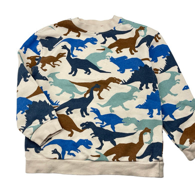Boys H&M, lightweight sweater / jumper, dinosaurs, FUC, size 5-6,  