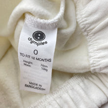 Load image into Gallery viewer, Girls Dymples, fleece-lined broderie trim sweater / jumper, EUC, size 0,  